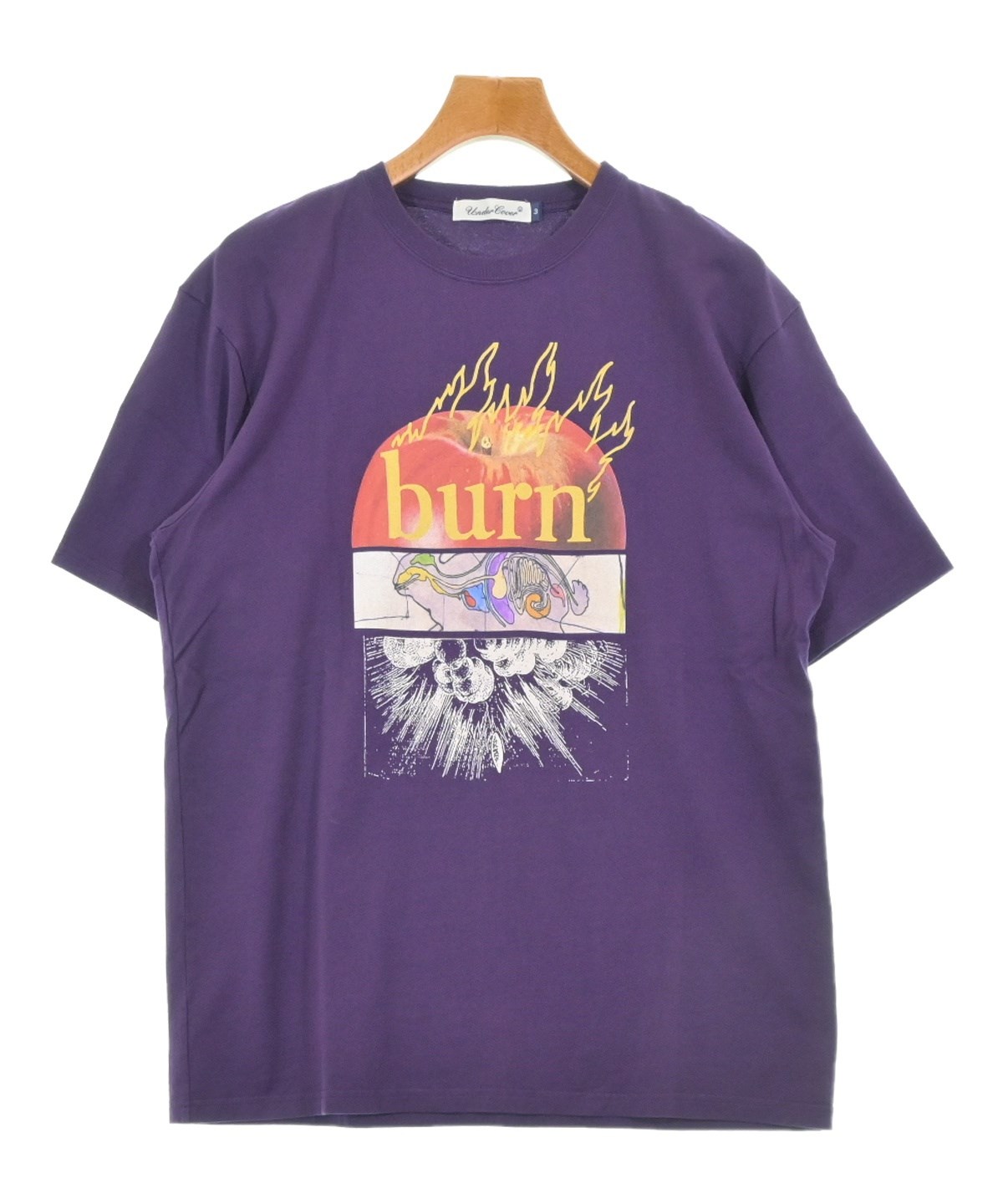 UNDER COVER（アンダーカバー）Tシャツ・カットソー 紫 サイズ:3(L位 
