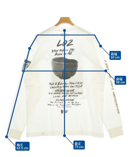 LAST ORGY 2（ラストオージーツー）Tシャツ・カットソー 白 サイズ:XL メンズ/2200699739283