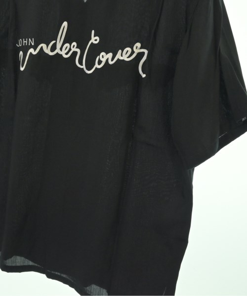 JohnUNDERCOVER（ジョンアンダーカバー）カジュアルシャツ 黒 サイズ:3(L位) メンズ/2200698860674