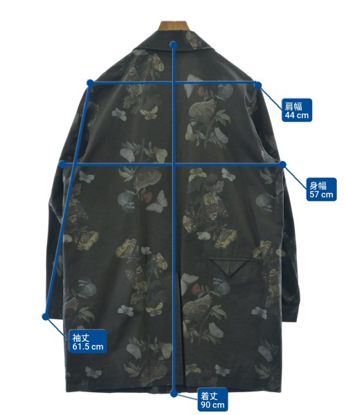 UNDER COVER（アンダーカバー）ステンカラーコート 黒 サイズ:2(M位) メンズ/2200654874011