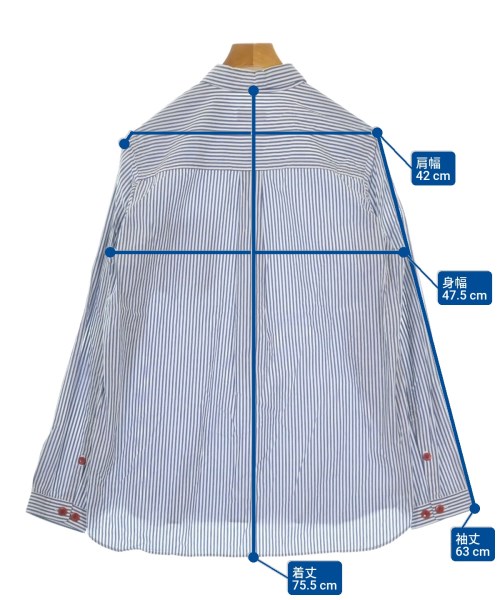 UNDER COVER（アンダーカバー）カジュアルシャツ 青 サイズ:2(M位) メンズ/2200646482118