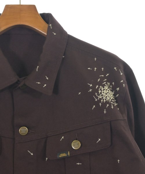 UNDER COVER（アンダーカバー）デニムジャケット 赤 サイズ:4(XL位) メンズ/2200659609076