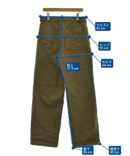 UNDER COVER（アンダーカバー）スラックス 茶 サイズ:3(L位) メンズ/2200659609106