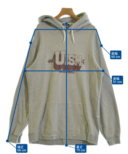 UNDERCOVERISM（アンダーカバイズム）パーカー グレー サイズ:4(XL位) メンズ/2200659609199