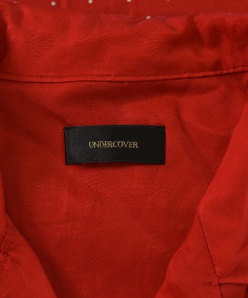UNDER COVER（アンダーカバー）カジュアルシャツ 赤 サイズ:1(S位) メンズ/2200660702094