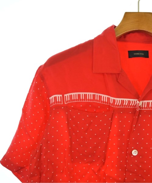 UNDER COVER（アンダーカバー）カジュアルシャツ 赤 サイズ:1(S位) メンズ/2200660702094