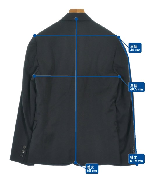 UNDER COVER（アンダーカバー）テーラードジャケット 黒 サイズ:1(S位) メンズ/2200661947036