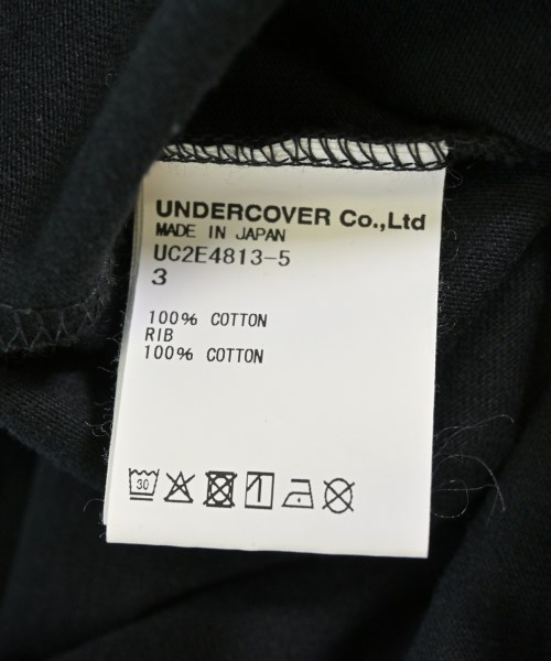 UNDER COVER（アンダーカバー）Tシャツ・カットソー 黒 サイズ:3(L位) メンズ/2200711145030