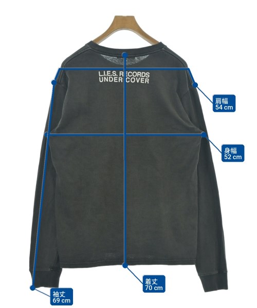 UNDER COVER（アンダーカバー）Tシャツ・カットソー グレー サイズ:3(L位) メンズ/2200716440048