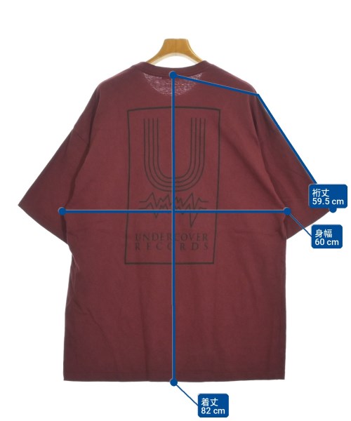 UNDER COVER（アンダーカバー）Tシャツ・カットソー 赤 サイズ:2(M位) メンズ/2200716724025