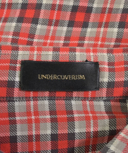UNDERCOVERISM（アンダーカバイズム）カジュアルシャツ 赤 サイズ:1(S位) メンズ/2200719326134