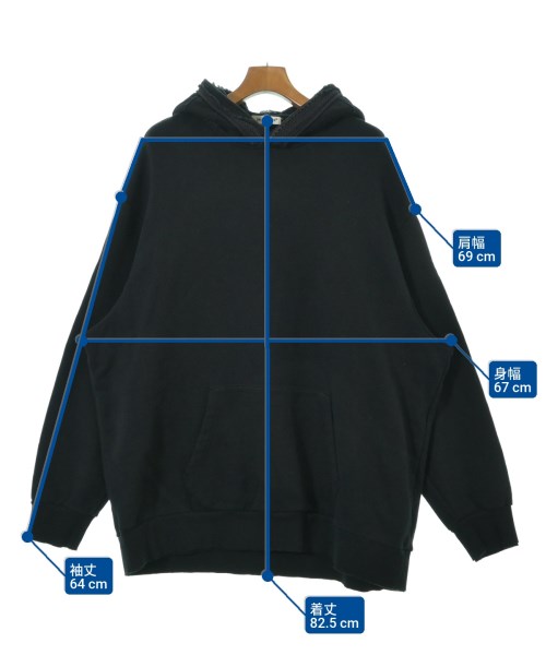 UNDER COVER（アンダーカバー）パーカー 黒 サイズ:4(L位) メンズ/2200651825054