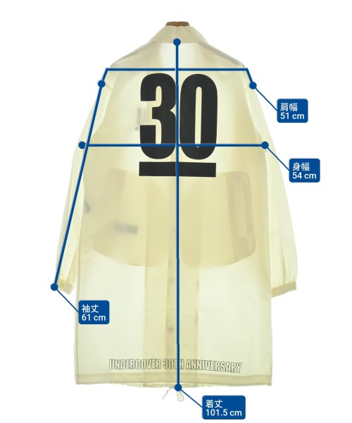 UNDER COVER（アンダーカバー）ステンカラーコート 白 サイズ:2(M位) メンズ/2200643495029