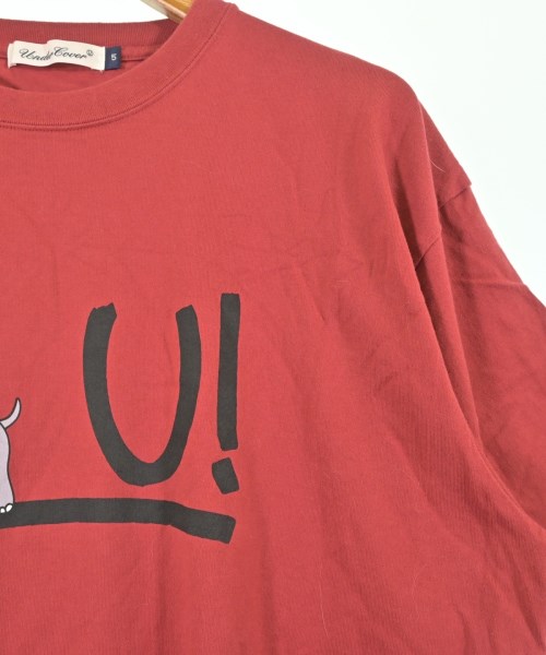 UNDER COVER（アンダーカバー）Tシャツ・カットソー 赤 サイズ:5(XXL位) メンズ/2200700813803