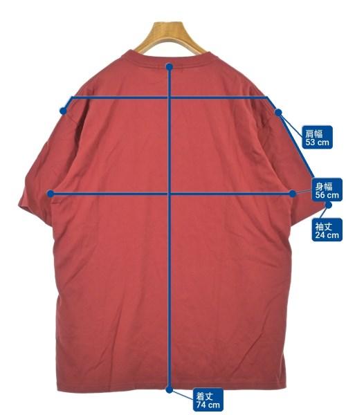UNDER COVER（アンダーカバー）Tシャツ・カットソー 赤 サイズ:5(XXL位) メンズ/2200700813803