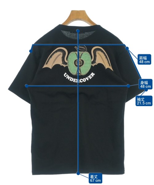 UNDER COVER（アンダーカバー）Tシャツ・カットソー 黒 サイズ:1(S位) メンズ/2200703493033