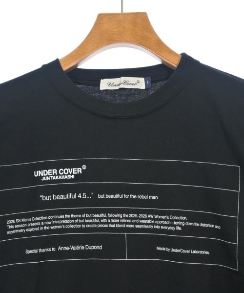 UNDER COVER（アンダーカバー）Tシャツ・カットソー 黒 サイズ:1(S位) メンズ/2200704449077