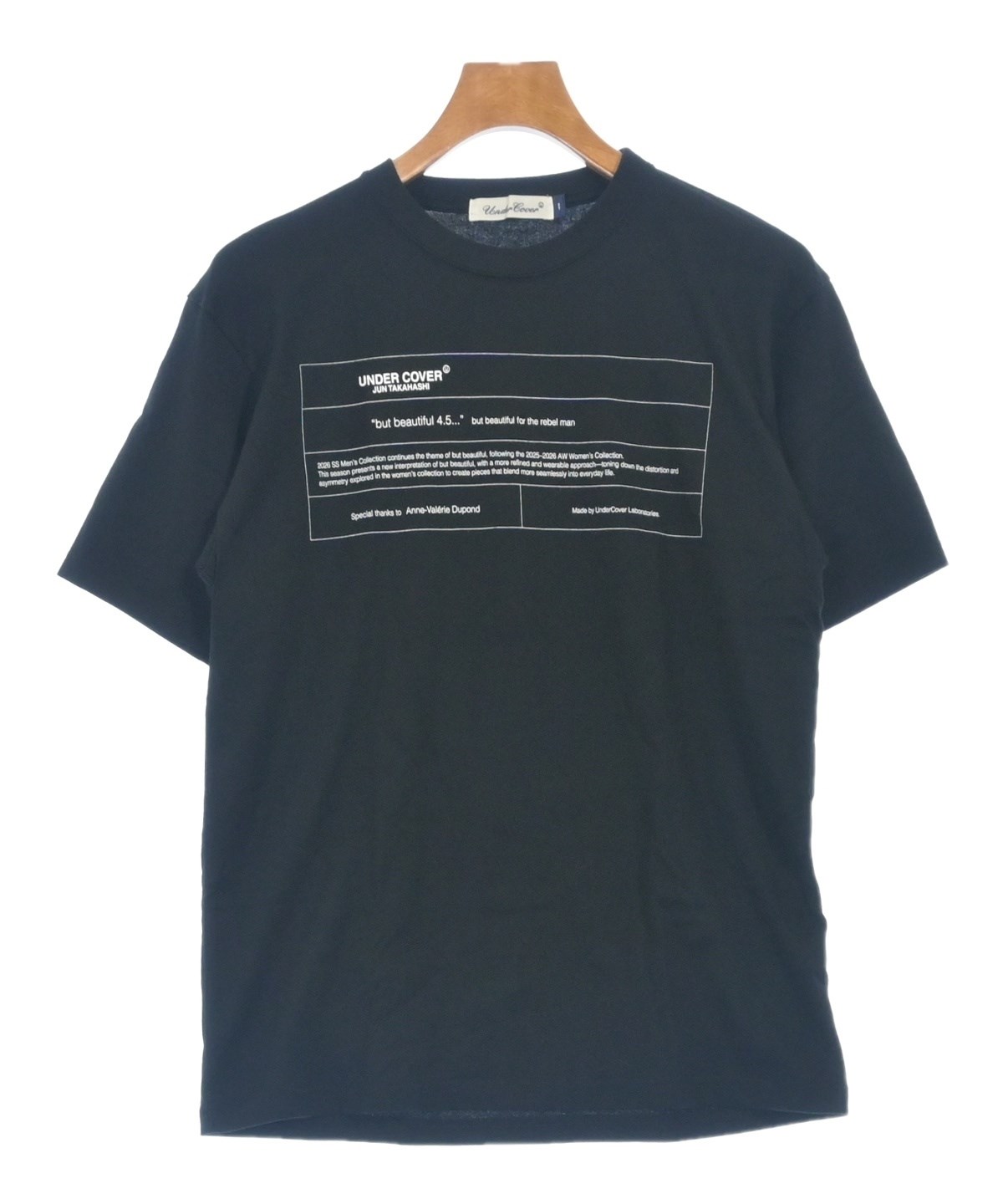 UNDER COVER（アンダーカバー）Tシャツ・カットソー 黒 サイズ:1(S位