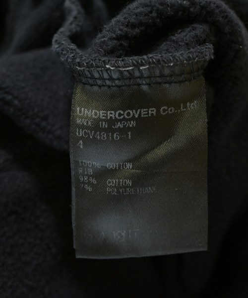 UNDER COVER（アンダーカバー）パーカー 黒 サイズ:4(XL位) メンズ/2200709083016