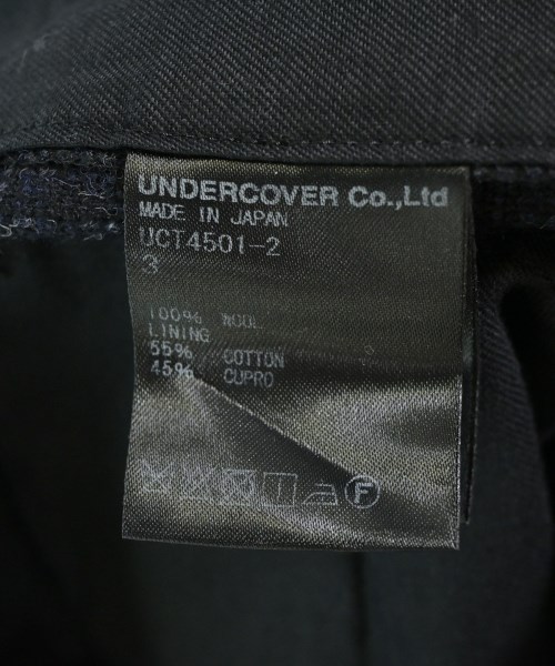 UNDER COVER（アンダーカバー）スラックス 黒 サイズ:3(L位) メンズ/2200707483016