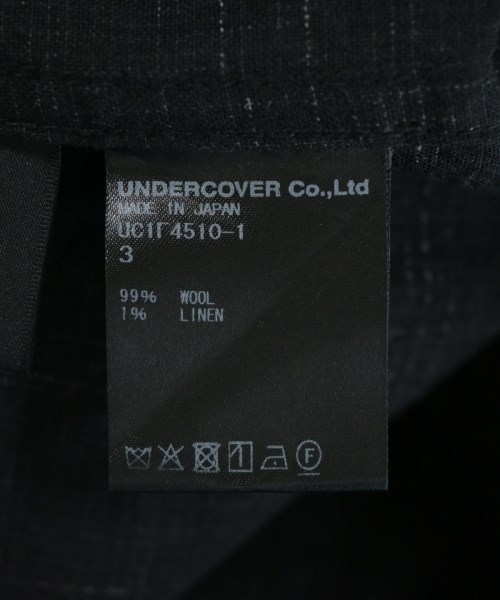 UNDER COVER（アンダーカバー）スラックス 黒 サイズ:3(L位) メンズ/2200710338020