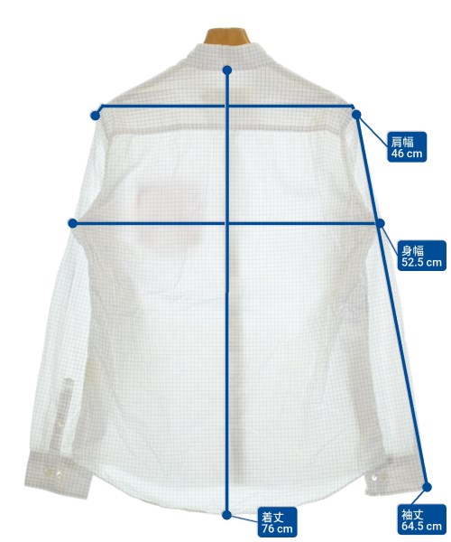 AFFA（エーエフエフエー）カジュアルシャツ 白 サイズ:L メンズ/2200665708022