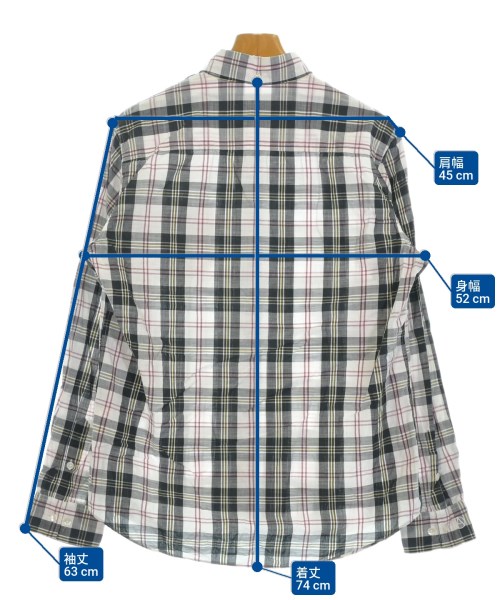 AFFA（エーエフエフエー）カジュアルシャツ 白 サイズ:L メンズ/2200665708039