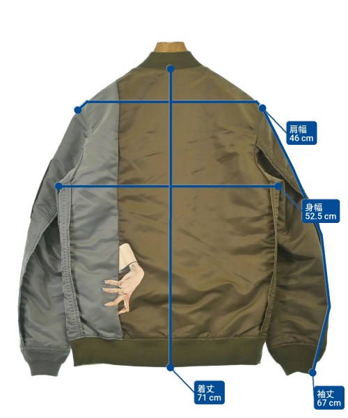 UNDER COVER（アンダーカバー）ミリタリーブルゾン カーキ サイズ:3(L位) メンズ/2200669819205