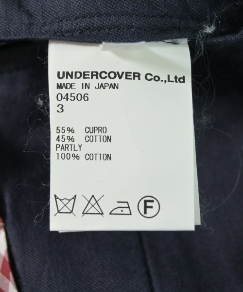 UNDER COVER（アンダーカバー）スラックス 紺 サイズ:3(L位) メンズ/2200729177078
