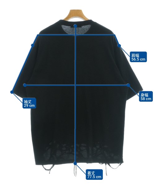 UNDER COVER（アンダーカバー）Tシャツ・カットソー 黒 サイズ:3(L位) メンズ/2200719044342