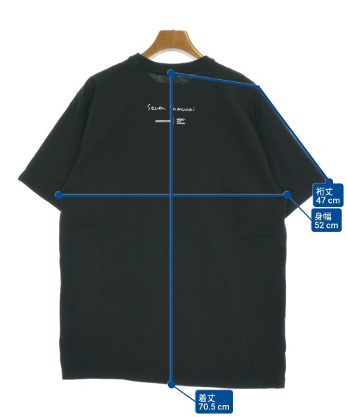UNDER COVER（アンダーカバー）Tシャツ・カットソー 黒 サイズ:1(S位) メンズ/2200687877034