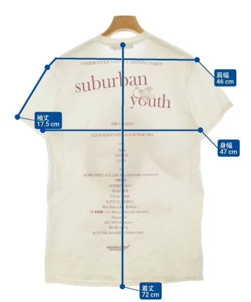 UNDER COVER（アンダーカバー）Tシャツ・カットソー 白 サイズ:M メンズ/2200688383121