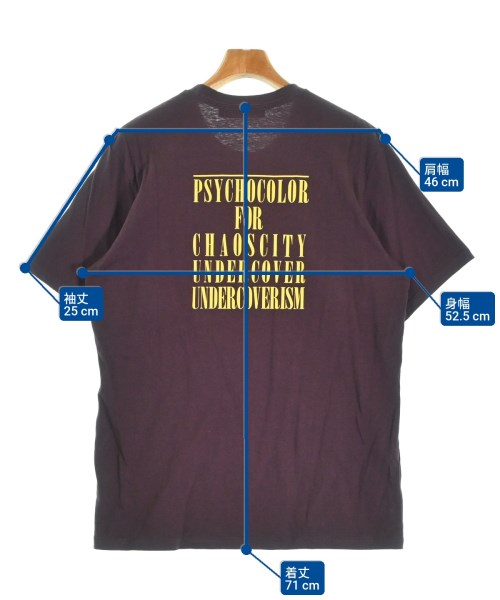 UNDERCOVERISM（アンダーカバイズム）Tシャツ・カットソー 紫 サイズ:4(XL位) メンズ/2200691728025