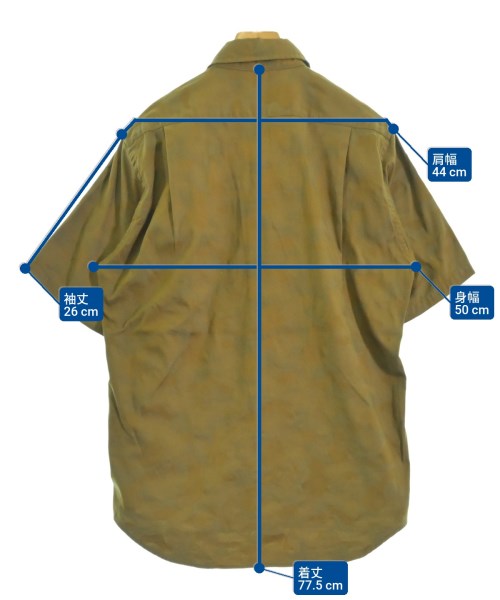 A BATHING APE（アベイシングエイプ）カジュアルシャツ カーキ サイズ:L メンズ/2200553660043