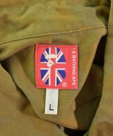 A BATHING APE（アベイシングエイプ）カジュアルシャツ カーキ サイズ:L メンズ/2200553660043