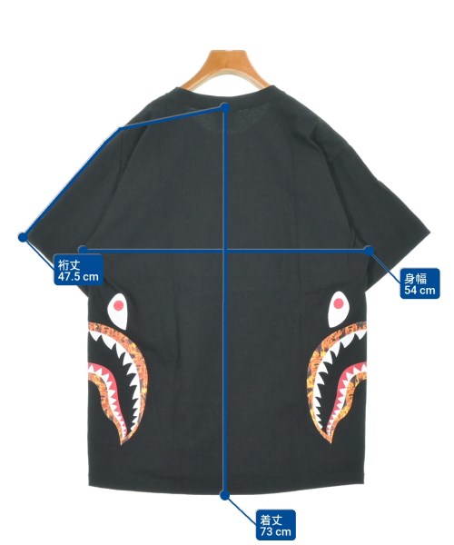 A BATHING APE（アベイシングエイプ）Tシャツ・カットソー 黒 サイズ:XL メンズ/2200618141173