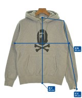 A BATHING APE（アベイシングエイプ）パーカー グレー サイズ:S メンズ/2200636017054
