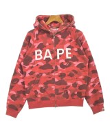A BATHING APE（アベイシングエイプ）パーカー 赤 サイズ:S メンズ/2200636017085