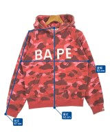 A BATHING APE（アベイシングエイプ）パーカー 赤 サイズ:S メンズ/2200636017085