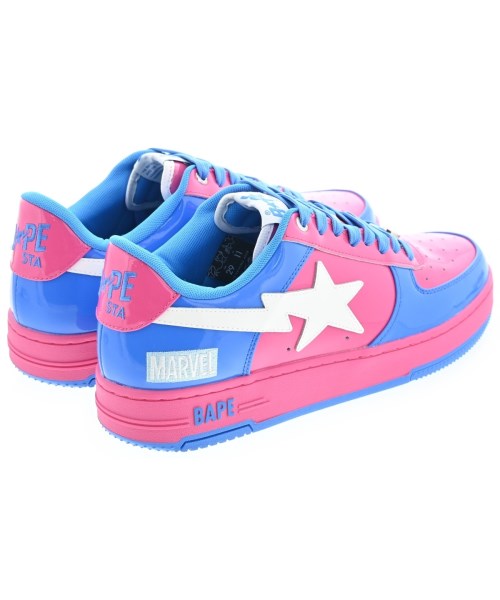 A BATHING APE（アベイシングエイプ）スニーカー ピンク サイズ:29cm メンズ/2200636895010