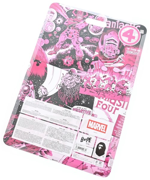 A BATHING APE（アベイシングエイプ）スニーカー ピンク サイズ:29cm メンズ/2200636895010