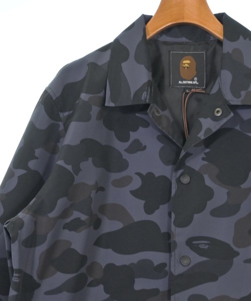 A BATHING APE（アベイシングエイプ）ミリタリーブルゾン 青 サイズ:L メンズ/2200637915069