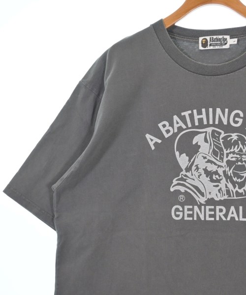 A BATHING APE（アベイシングエイプ）Tシャツ・カットソー グレー サイズ:L メンズ/2200638384048