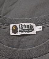 A BATHING APE（アベイシングエイプ）Tシャツ・カットソー グレー サイズ:L メンズ/2200638384048