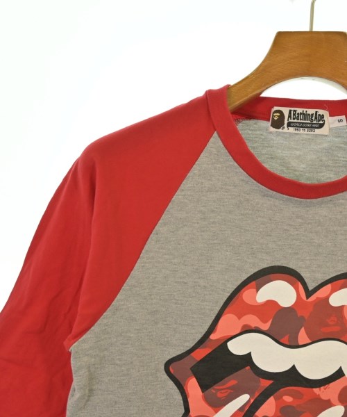 A BATHING APE（アベイシングエイプ）Tシャツ・カットソー グレー サイズ:S メンズ/2200639114057