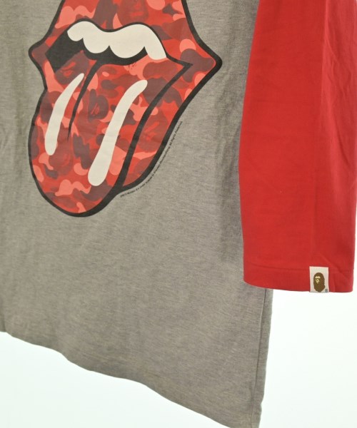 A BATHING APE（アベイシングエイプ）Tシャツ・カットソー グレー サイズ:S メンズ/2200639114057