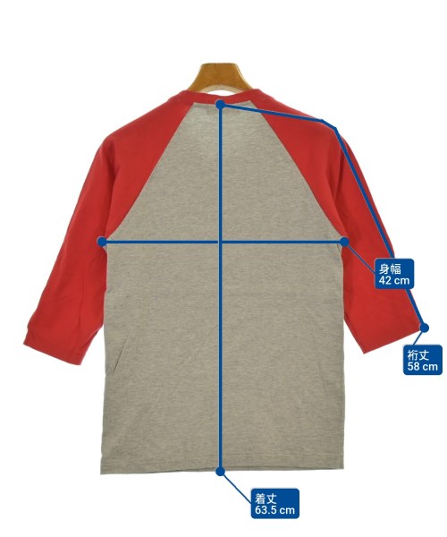 A BATHING APE（アベイシングエイプ）Tシャツ・カットソー グレー サイズ:S メンズ/2200639114057