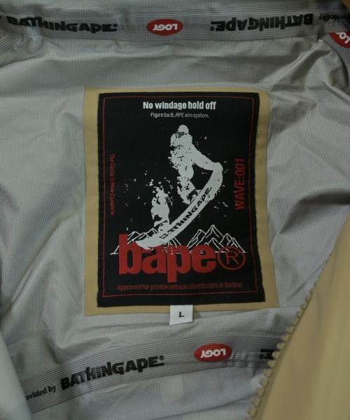 A BATHING APE（アベイシングエイプ）マウンテンパーカー ベージュ サイズ:L メンズ/2200639890036