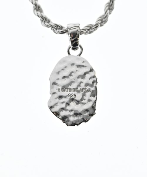 A BATHING APE（アベイシングエイプ）ネックレス シルバー サイズ:- メンズ/2200639890050