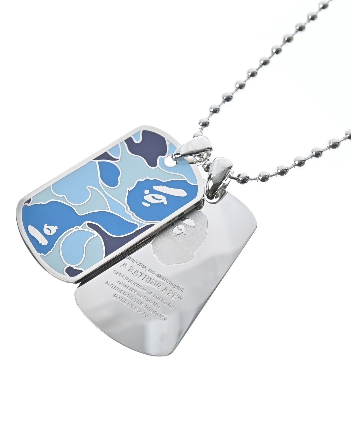 A BATHING APE（アベイシングエイプ）ネックレス 青 サイズ:- メンズ